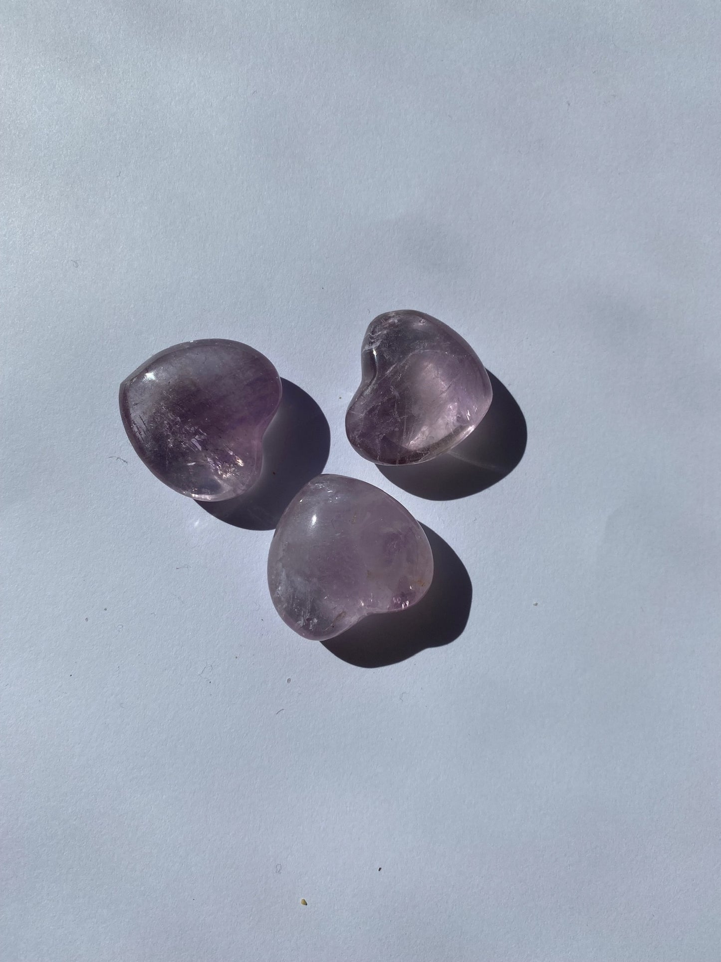 Amethyst hearts